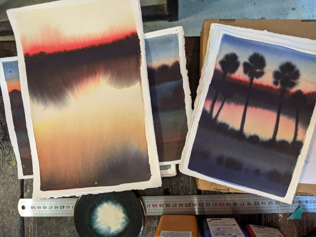 Cours en ligne encre Magali Cazo