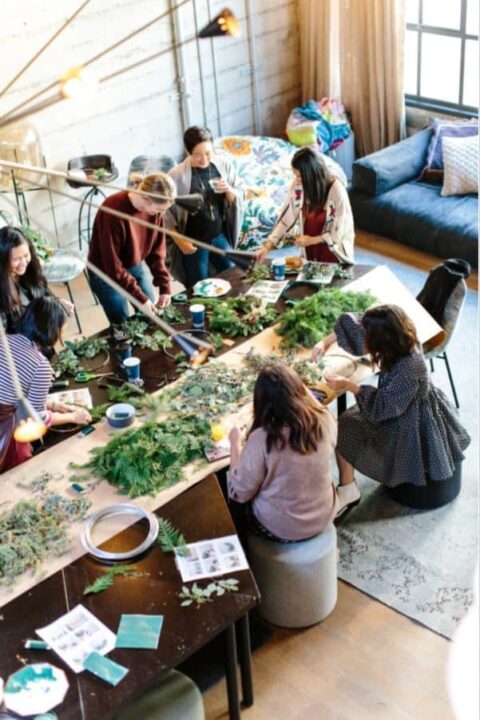 Image atelier team building créatif Noel Image atelier team building créatif Noel