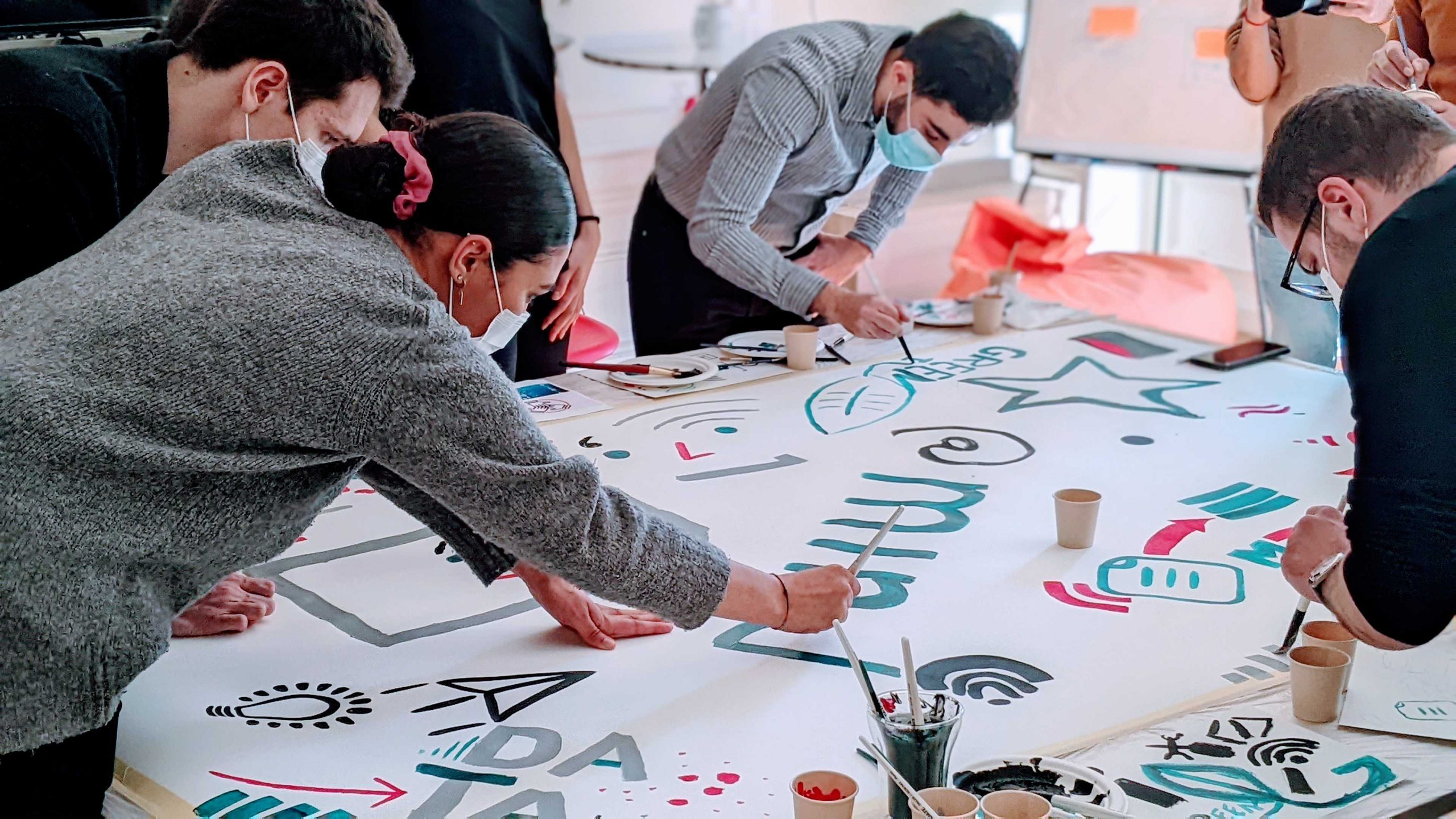 Atelier de peinture fresque