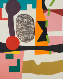 Peinture à l'huile de Shirley Jaffe, peinte en 2007