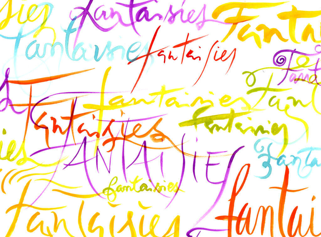 Calligraphie fantaisie