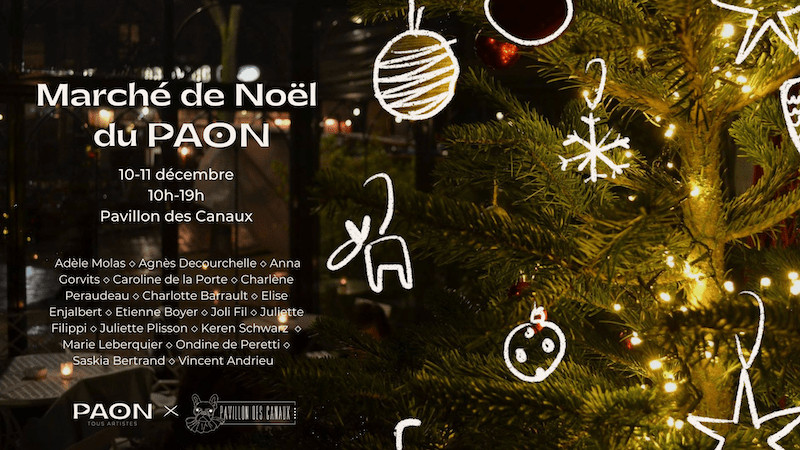 Marché de Noel illustrations