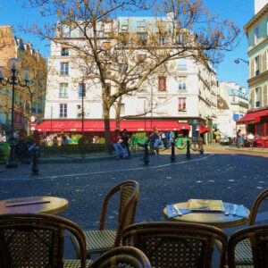 dessiner place de la contrescarpe