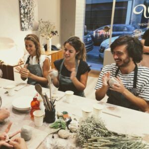 Apprendre la poterie équipe