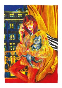 La parisienne de la place Dauphine