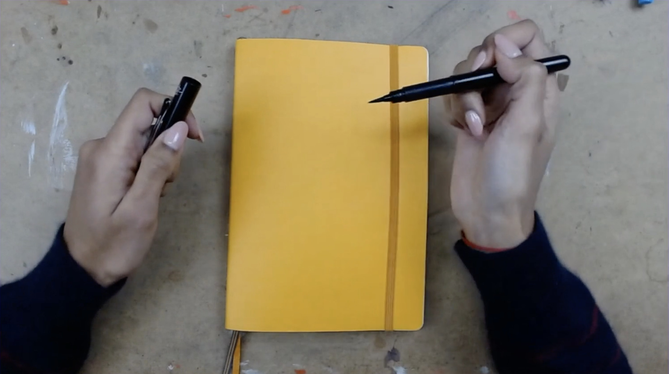 Le feutre Pentel de Raphaële Anfré, idéal pour les amoureux de la ligne qui préfèrent voyager léger.