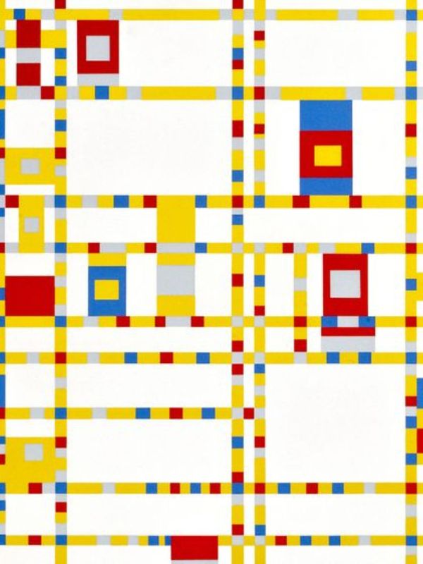 Piet Mondrian tableau musique