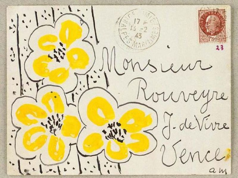 Henri Matisse, carte postale i