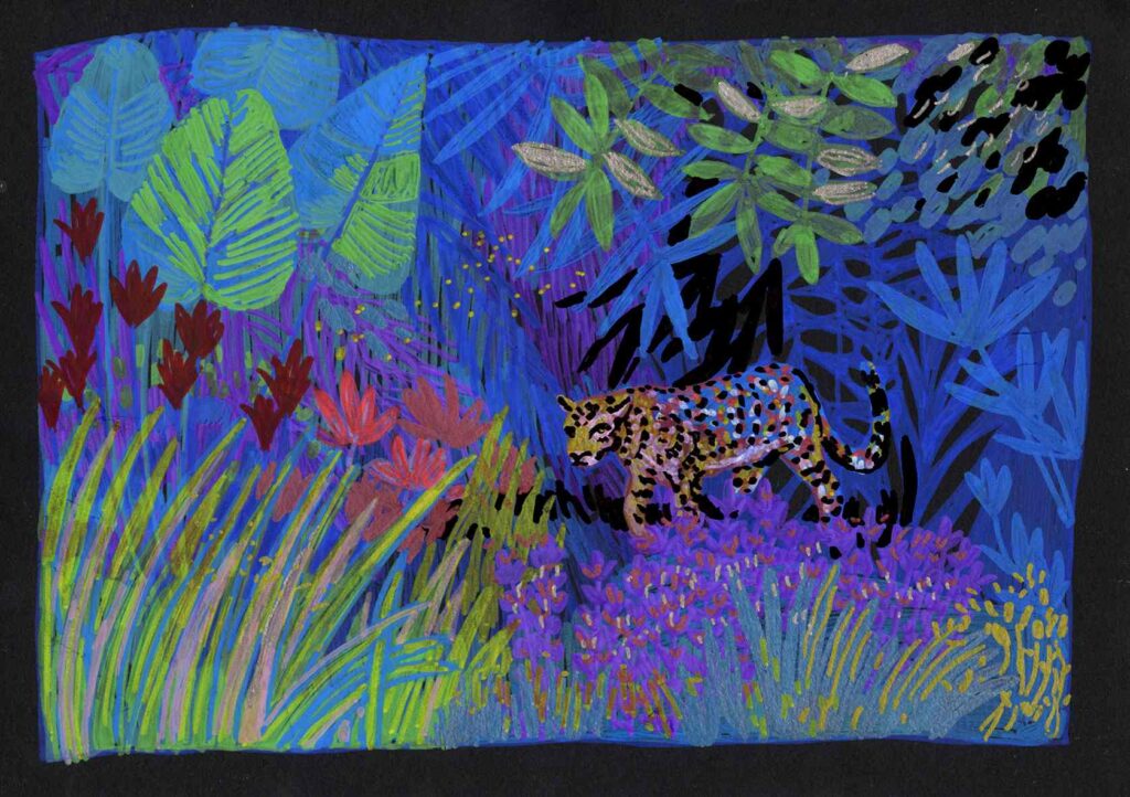 Dessiner la jungle aux feutres avec Agnès Decourchelle