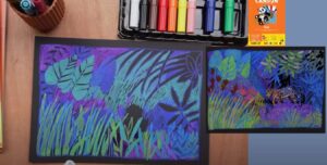 Dessiner la jungle aux feutres avec Agnès Decourchelle