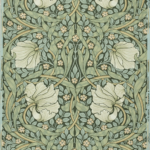 The Pimpernel, papier peint imaginé par William Morris et fabriqué par Jeffrey & Cie, vers 1876, musée des Arts Décoratifs, Paris. © Les Arts Décoratifs