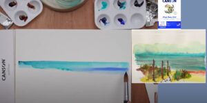 La mer - Peindre un paysage en bord de mer