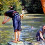 Baigneur s'apprêtant à plonger, Gustave Caillebotte, 1878