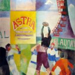 L'Équipe de Cardiff, Robert Delaunay, 1913