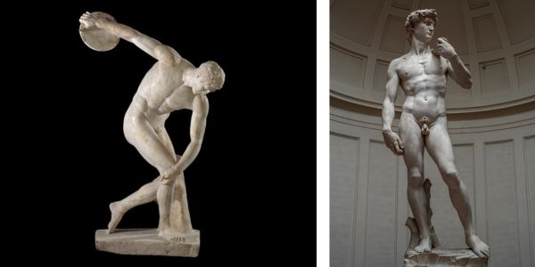 Art et sport - Discobole & David