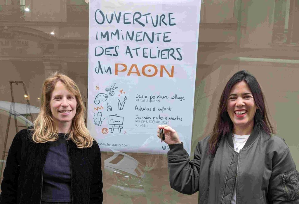 Le PAON, Ateliers arts plastiques, Juliette et Margaux