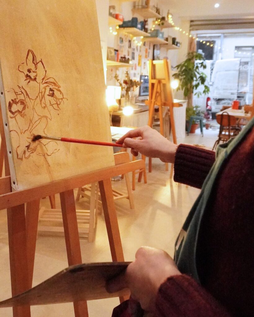 conseil pinceau peinture à l'huile