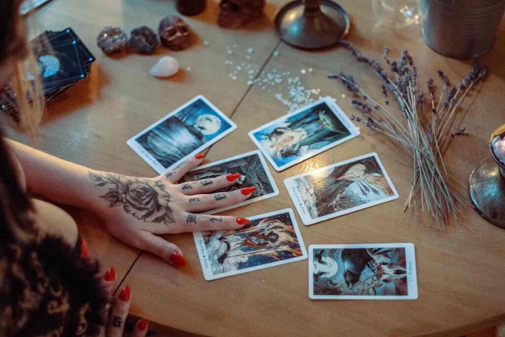 Tirage de cartes de tarot