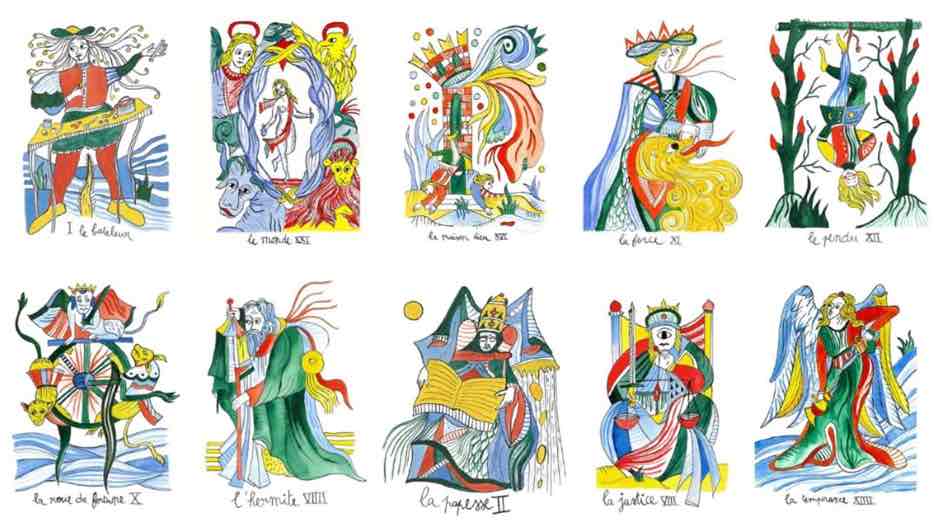 Jeu de Tarot d'Odélia Kammoun