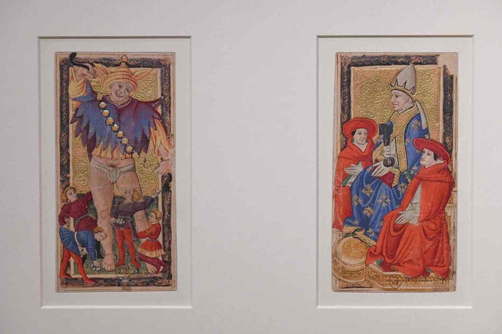 Cartes de Tarot datant du 15ème siècle